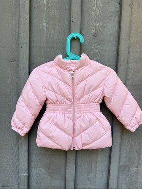 Authentic Moncler Enfant Aleen Pink Down Jacket 12-18M